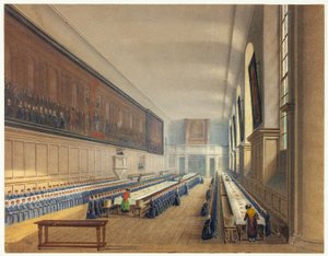 Sala Szpitala Chrystusowego autorstwa Augustus Charles Pugin