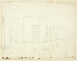 Badanie dla szpitala św. Łukasza, od Microcosm of London autorstwa Augustus Charles Pugin