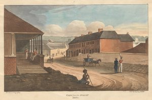 Widok z hotelu SydneyEarle, Augustus. Widoki w Australii. Sydney- Litografia Earle