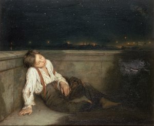 Wnęka na moście londyńskim (olej na płótnie)
