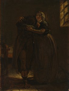 Studiuj dla "Chodź odpocznij na tym łonie, moja własna zraniona kochana" autorstwa Augustus Leopold Egg