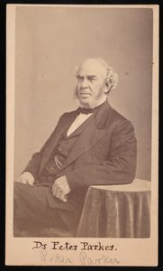 Portret Petera Parkera 1804-1888, 1869. autorstwa Augustus Marshall