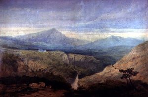 Dolina rzeki Mawddach: Cader Idris w oddali
