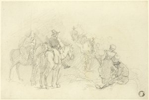 Odpoczywający podróżni autorstwa Augustus Wall Callcott