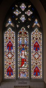 Chrystus z Serafinami, ok.1844 (witraż) autorstwa Augustus Welby Northmore Pugin
