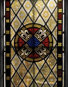 Okno klasztorne, detal, 1846 (witraż) autorstwa Augustus Welby Northmore Pugin