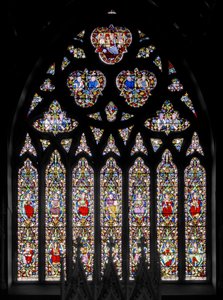 Okno wschodnie z Jesse Tree, ok.1844 (witraż) autorstwa Augustus Welby Northmore Pugin