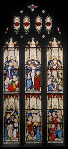Wydarzenia z życia Chrystusa i Marii Panny, 1851 (witraże) autorstwa Augustus Welby Northmore Pugin
