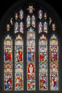 Wydarzenia z życia Chrystusa, 1851 (witraże) autorstwa Augustus Welby Northmore Pugin