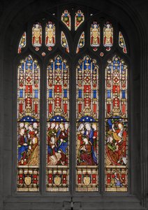 Wydarzenia z życia św. Marii Magdaleny, 1848 (witraż) autorstwa Augustus Welby Northmore Pugin