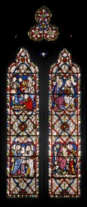 Okno Kaplicy Matki Bożej ze scenami z życia Marii, 1851 (witraż) autorstwa Augustus Welby Northmore Pugin