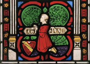 Drugi syn Puginsa Cuthbert, okno kaplicy, ok. 1844 (witraże) autorstwa Augustus Welby Northmore Pugin