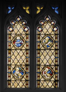 Okno na ścianie południowej autorstwa Augustus Welby Northmore Pugin