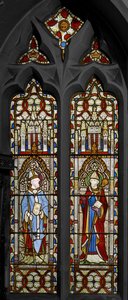 Św. Bonifacy i Św. Swithin, 1852 (witraże) autorstwa Augustus Welby Northmore Pugin