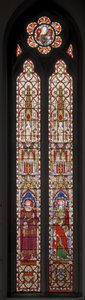 Św. Franciszek z Asyżu i Św. Tomasz Apostoł, 1852 (witraże) autorstwa Augustus Welby Northmore Pugin