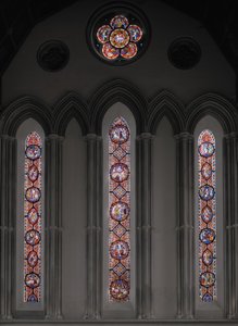 Męka Pańska, okno wschodnie, 1848-50 (witraż) autorstwa Augustus Welby Northmore Pugin