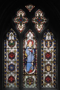 Matka Boska, ok.1845 (witraże) autorstwa Augustus Welby Northmore Pugin