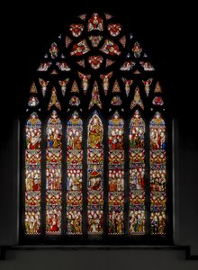 Triumf Kościoła, 1884 (witraż) autorstwa Augustus Welby Northmore Pugin