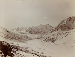 Lodowiec źródłowy Oxus z Wakhjir autorstwa Aurel Stein