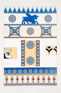 Malowane ozdoby z Nimroud [Calah] autorstwa Austen Henry Layard