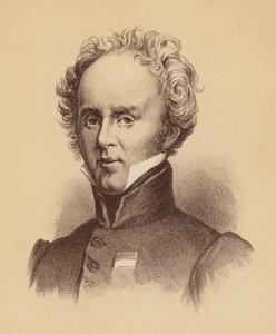 Generał porucznik Sir Richard Bourke, ósmy gubernator Nowej Południowej Walii (kolorowa litografia) autorstwa Australian School