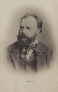 Antonin Dvorak, czeski kompozytor autorstwa Austrian Photographer