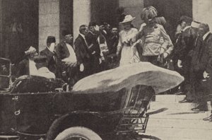 Arcyksiążę Franciszek Ferdynand i Arcyksiężna Zofia Austriacka w Sarajewie na krótko przed zamachem, 1914
