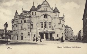 Teatr Miejski z okazji Jubileuszu Cesarzy, Wiedeń autorstwa Austrian Photographer