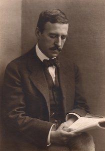 Portret Hugo von Hofmannsthala, ok. 1920-21 autorstwa Austrian Photographer