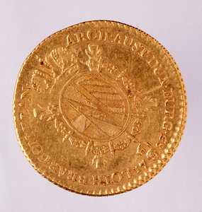 Austriacki złoty dublon (dublon) cesarza Józefa II (1740-1790) 1783 Neapol, museo archeologico autorstwa Austrian School
