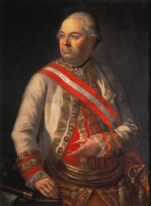 Hrabia Andreas Hadik von Futak (1710-90), dowódca armii austriackiej w kampanii przeciwko Turcji w 1789 autorstwa Austrian School