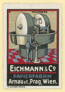 Producenci papieru Eichmann & Co, Arnau am Elbe, Praga, Wiedeń autorstwa Austrian School