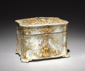 Pudełko ze złota i masy perłowej, ok. 1765 autorstwa Austrian School