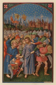 Jezus aresztowany przez Żydów (chromolit) autorstwa Austrian School