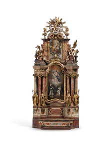 Model ołtarza głównego opactwa św. Piotra, Salzburg, ok.1777 autorstwa Austrian School