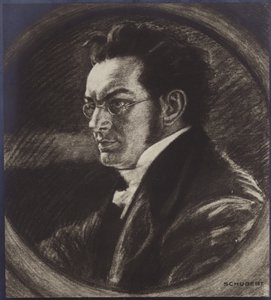 Portret Franza Schuberta autorstwa Austrian School