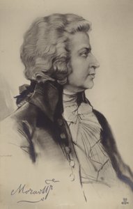 Portret Wolfganga Amadeusza Mozarta autorstwa Austrian School