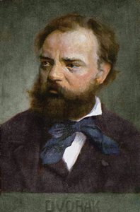 Pocztówka przedstawiająca Antonina Dworzaka (1841-1904) przed 1914 r. autorstwa Austrian School