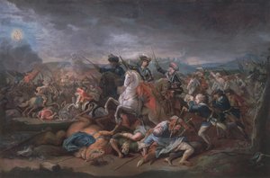 Książę Eugeniusz Sabaudzki (1663-1736) podczas oblężenia Belgradu, 16 sierpnia 1717 r.