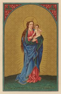Królowa Niebios (chromolit) autorstwa Austrian School