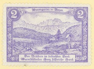 Rosengarten, niedaleko Bozen, Austria autorstwa Austrian School