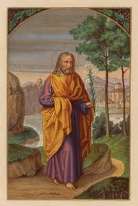 Święty Józef, Patron Kościoła (chromolit) autorstwa Austrian School
