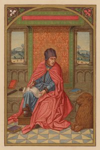 S Marcus Ev (chromolitho) autorstwa Austrian School