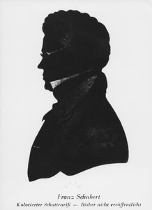 Sylwetka Franza Petera Schuberta autorstwa Austrian School