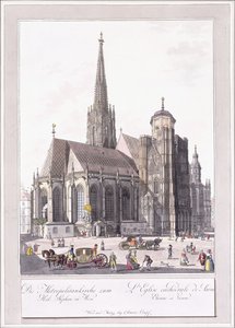 Katedra św. Szczepana w Wiedniu autorstwa Austrian School