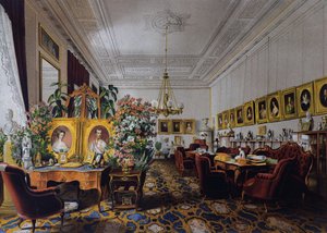 Sala arcyksiężnej Zofii w Hofburgu w Wiedniu, ok. 1854, Austria autorstwa Austrian School