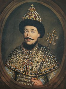 Portret cara Rosji Aleksisa I Michajłowicza 1629-1676, lata 70. XVII w.