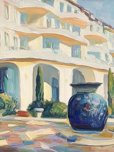 Widok na ośrodek Blue Vase autorstwa Avanesova Elena