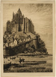 Mont Saint Michel autorstwa Axel Herman Haig
