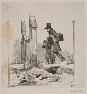 Pogrzeb autorstwa Axel Theodor Kittendorff
